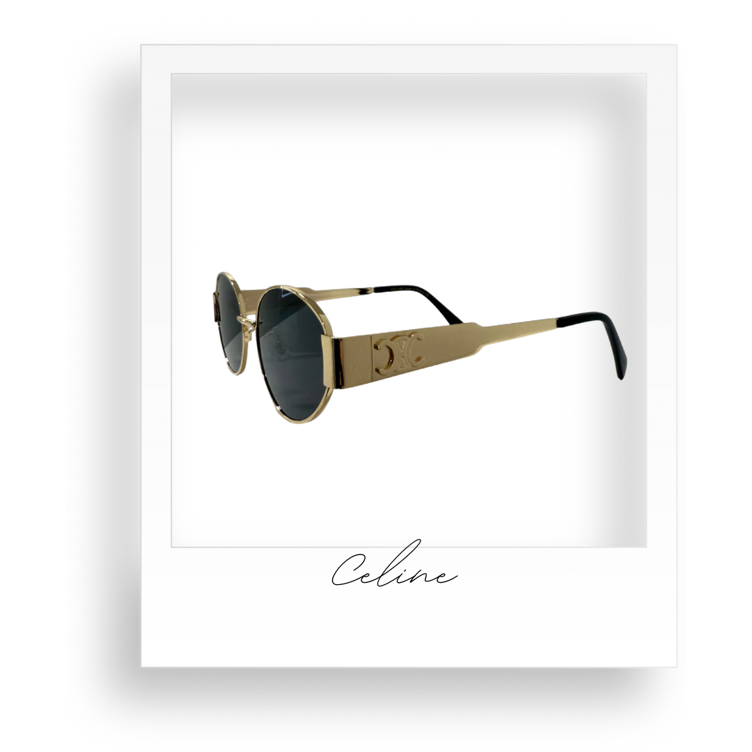 Black and Gold Sunglasses
