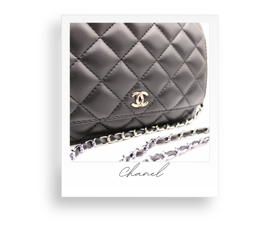 Black and Silver Clutch with Optional Strap