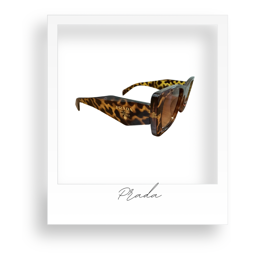 Brown Leopard Sunglasses
