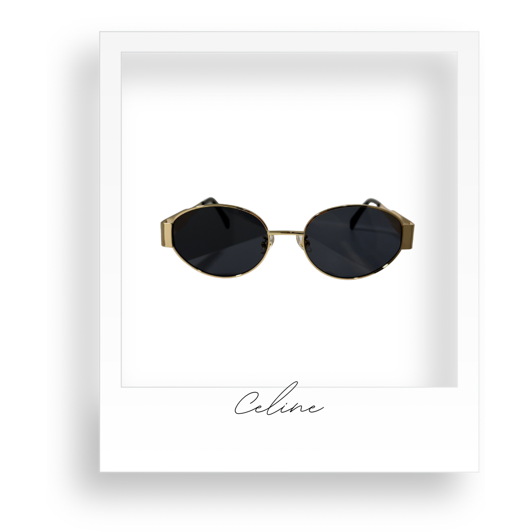 Black and Gold Sunglasses