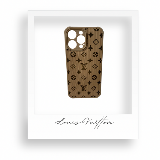 iPhone Beige Embossed Case Various Models
