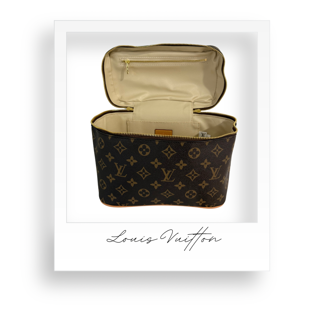 Large Brown Toiletries Bag