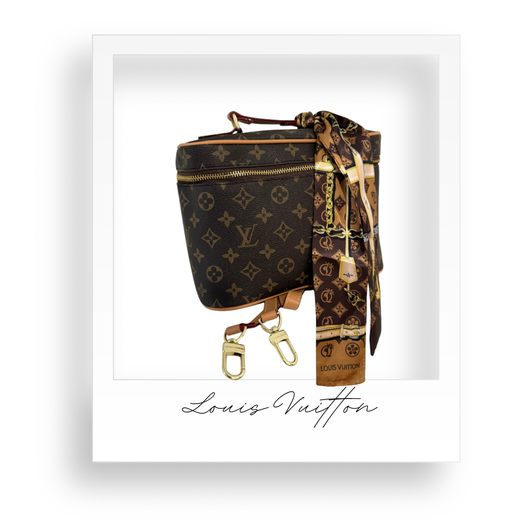 Large Brown Toiletries Bag