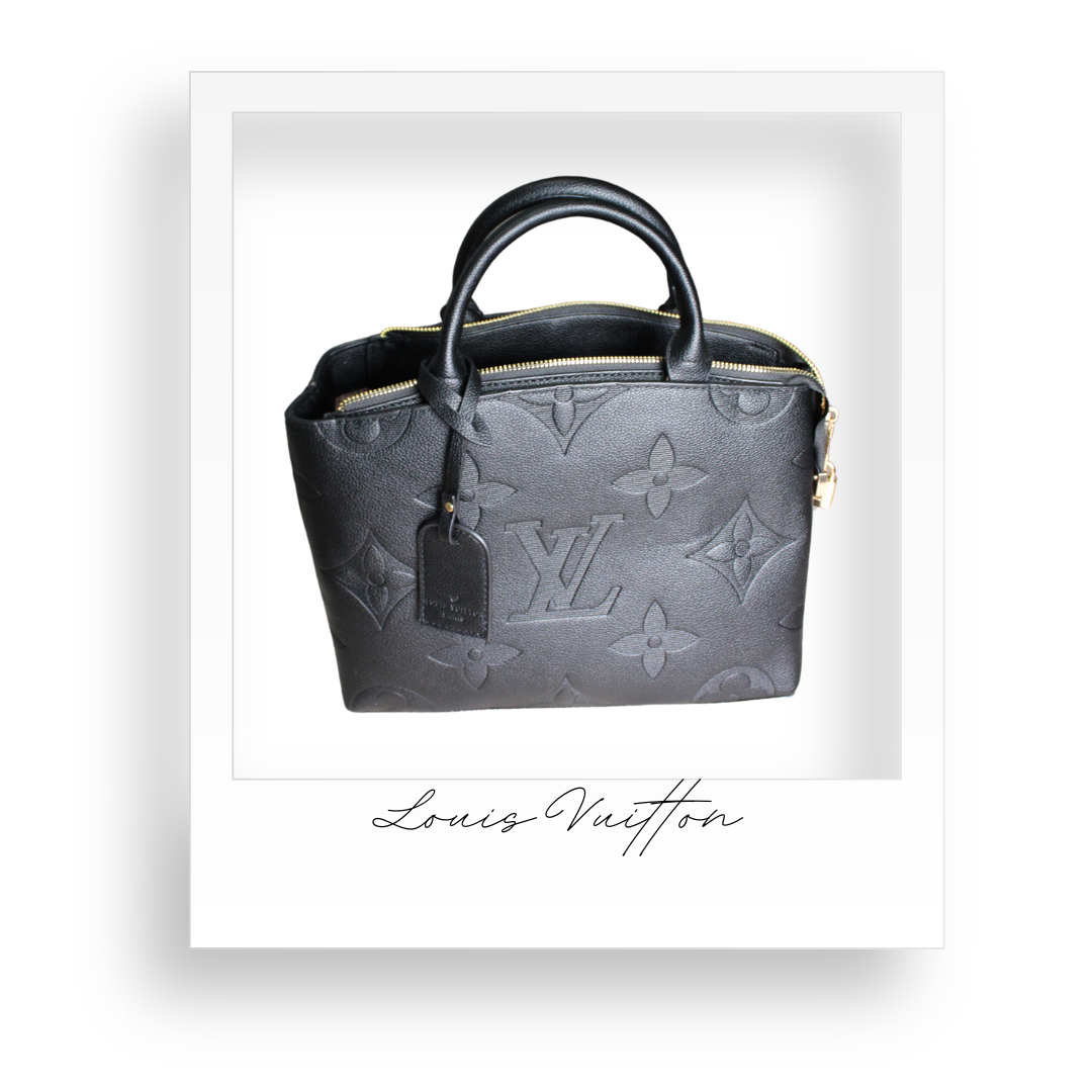 Black Embossed Purse
