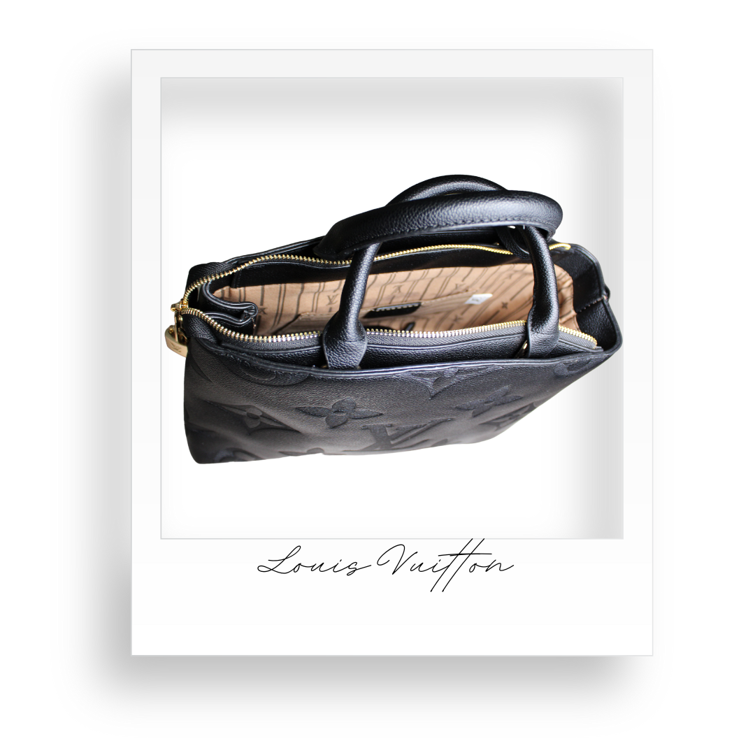 Black Embossed Purse