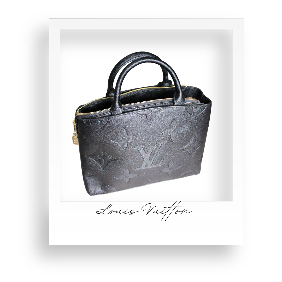 Black Embossed Purse