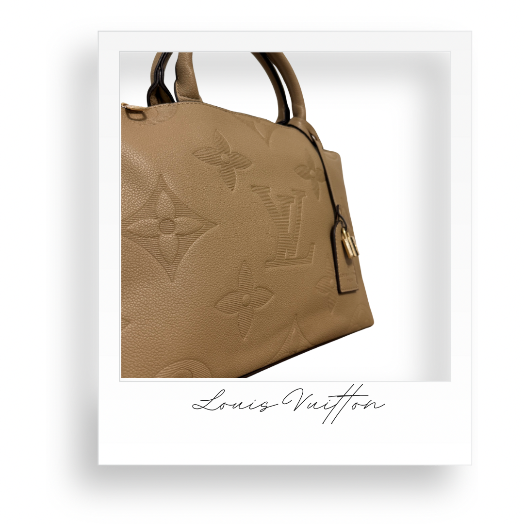 Beige Embossed Purse