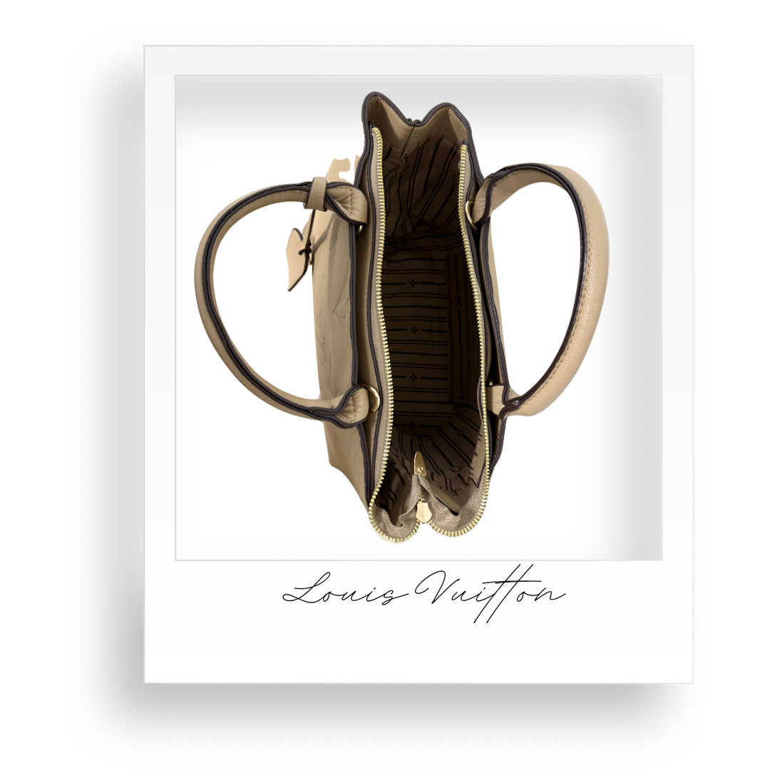 Beige Embossed Purse