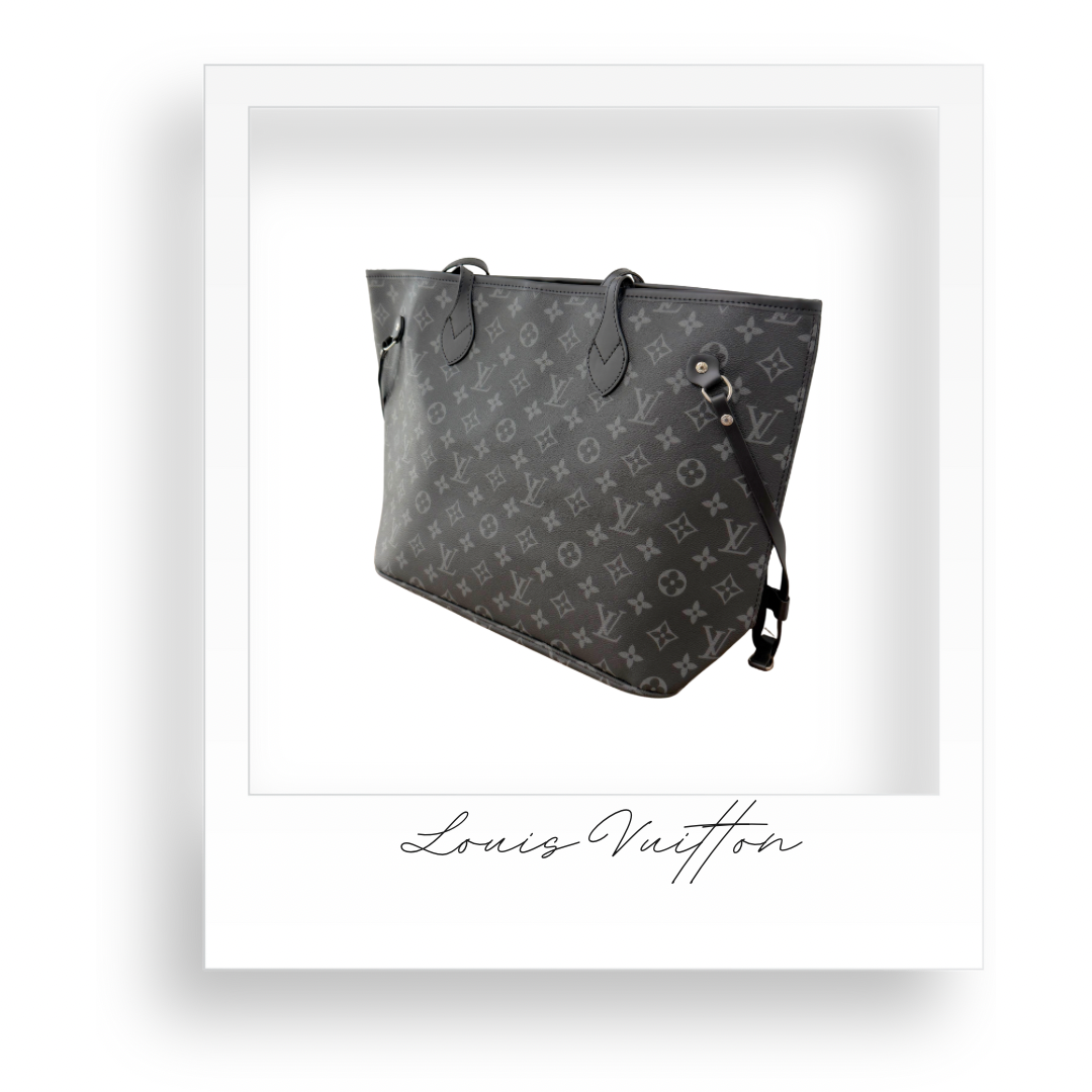 Black and Grey Purse with Wallet
