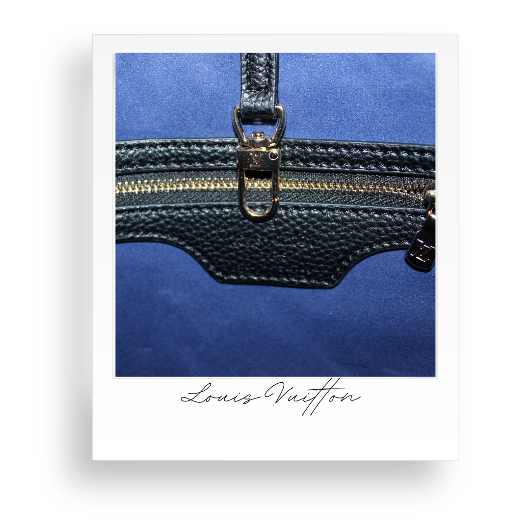 Black Embossed Purse with Wallet