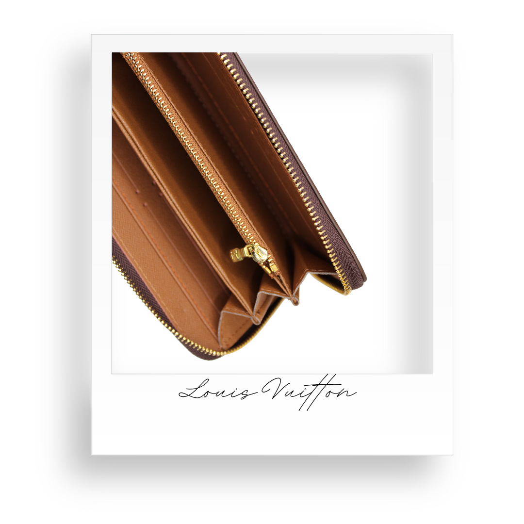 Brown Floral Wallet