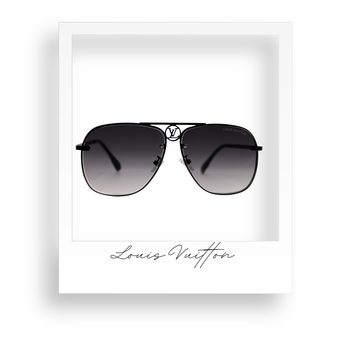 Black Aviator Sunglasses