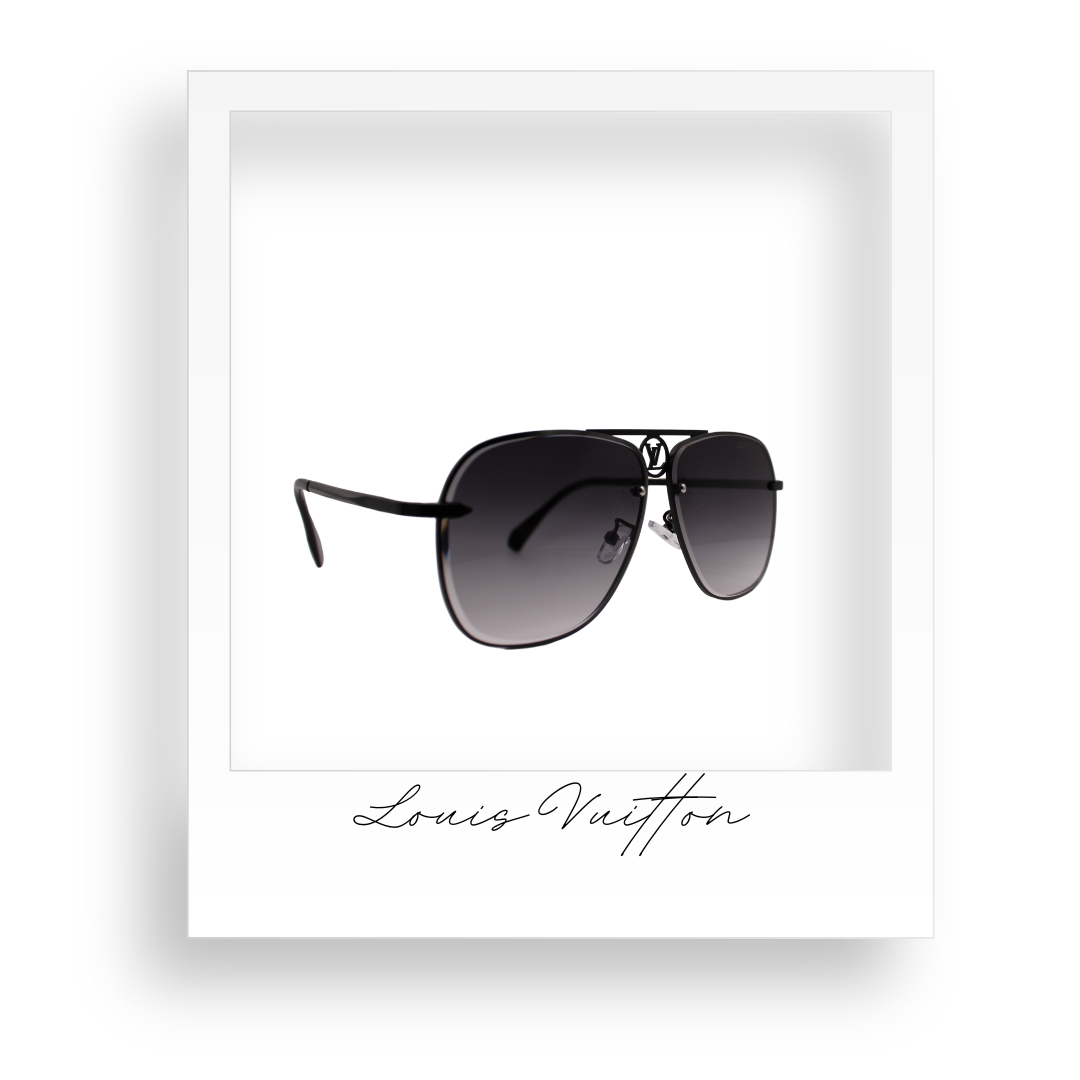 Black Aviator Sunglasses