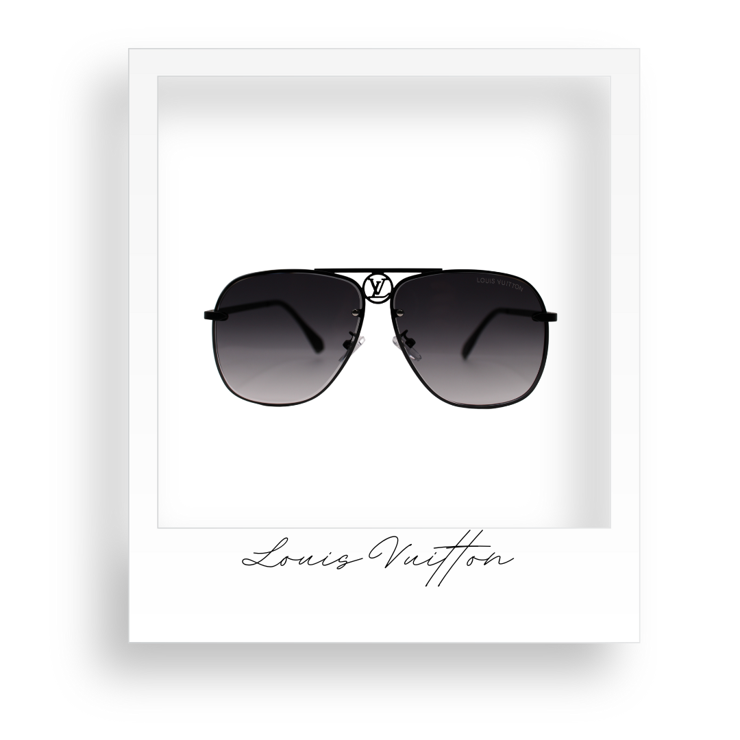 Black Aviator Sunglasses