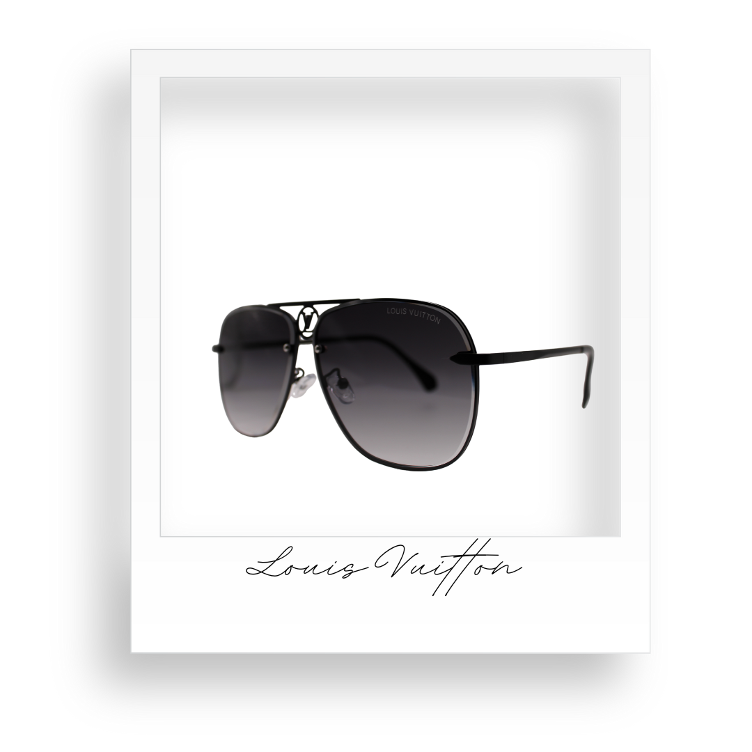 Black Aviator Sunglasses