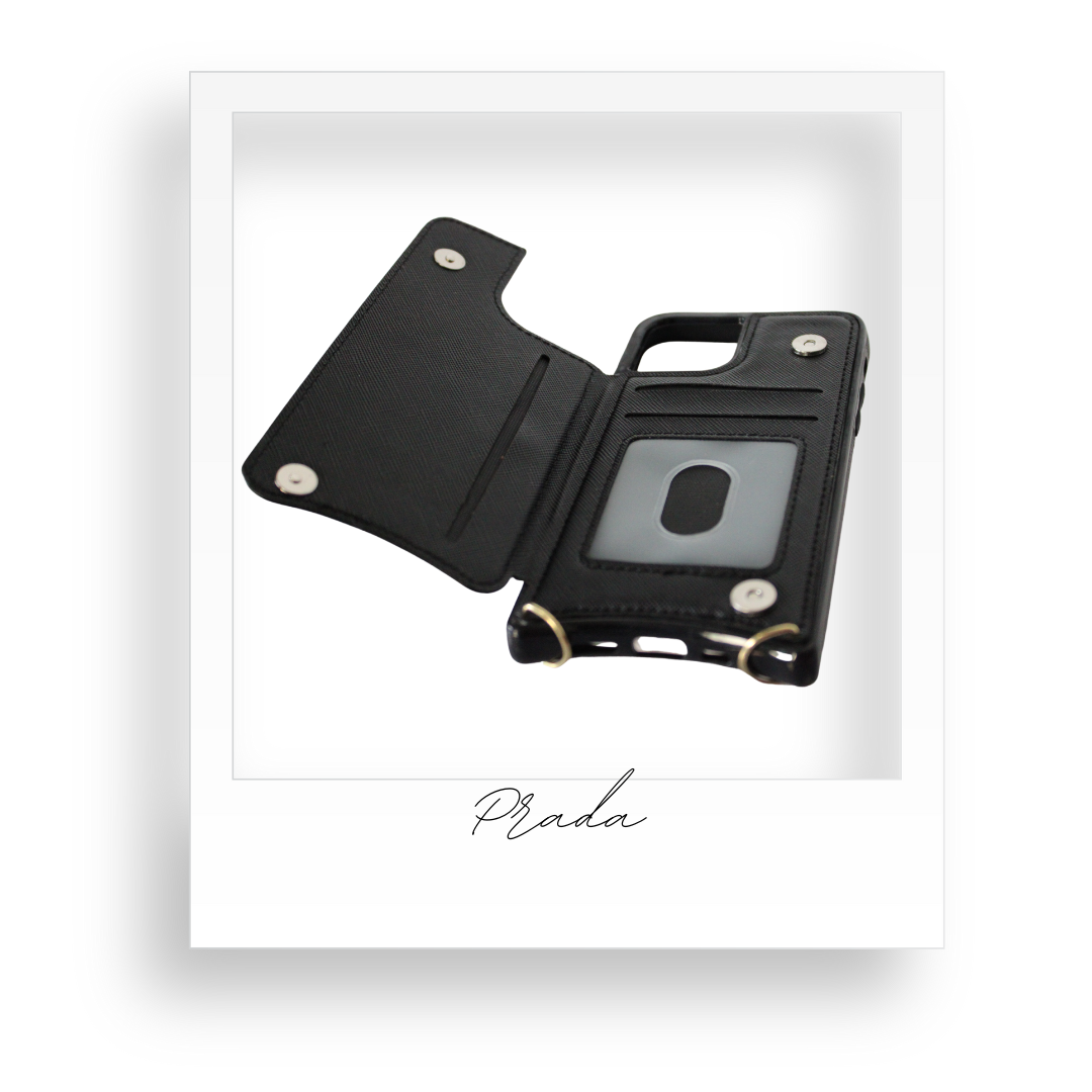 iphone 12 Black Wallet Phone Case