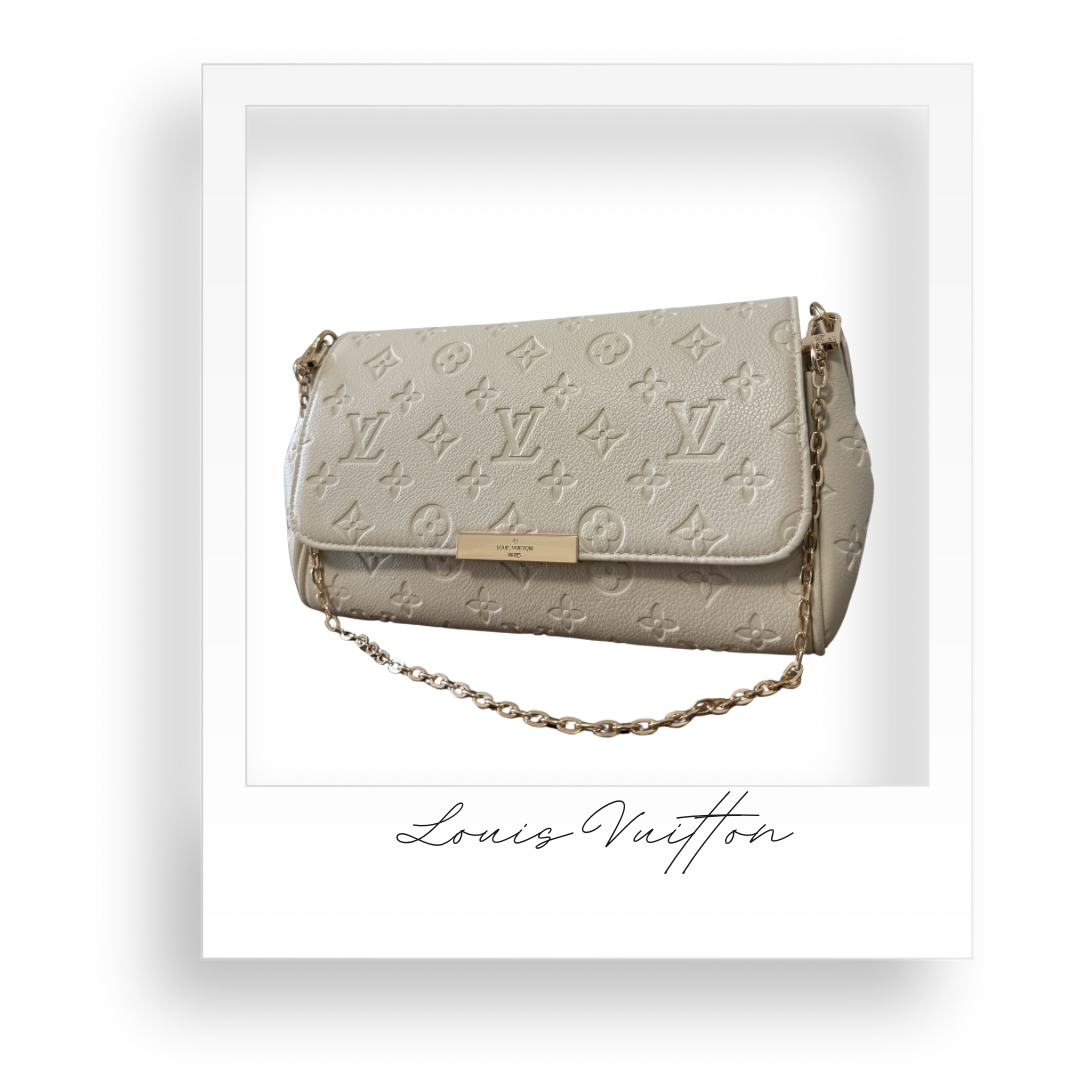 White Embossed Crossbody Purse