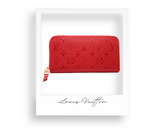 Red Embossed Wallet