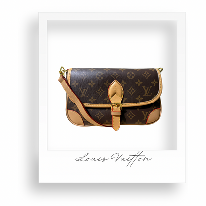 Brown Floral Purse