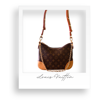 Brown Floral Purse