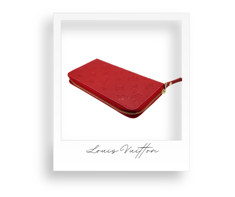 Red Embossed Wallet