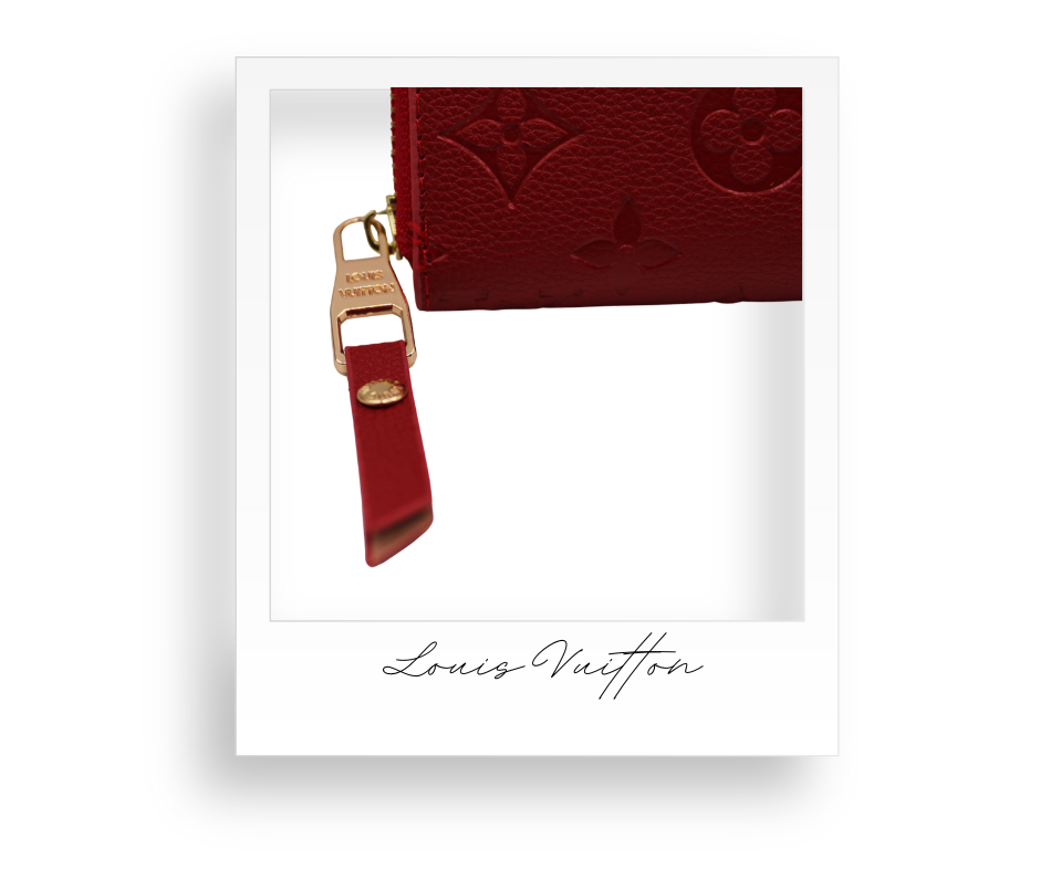 Red Embossed Wallet