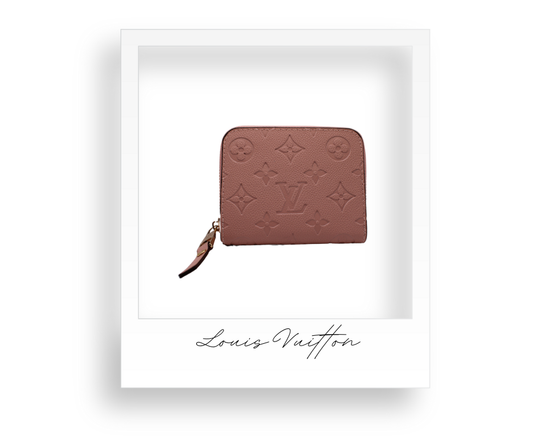 Pink Mini Embossed Wallet