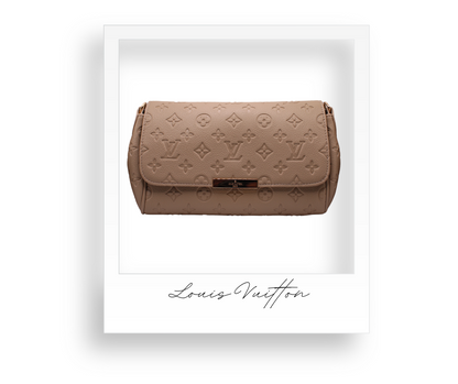 Tan Embossed Crossbody Purse