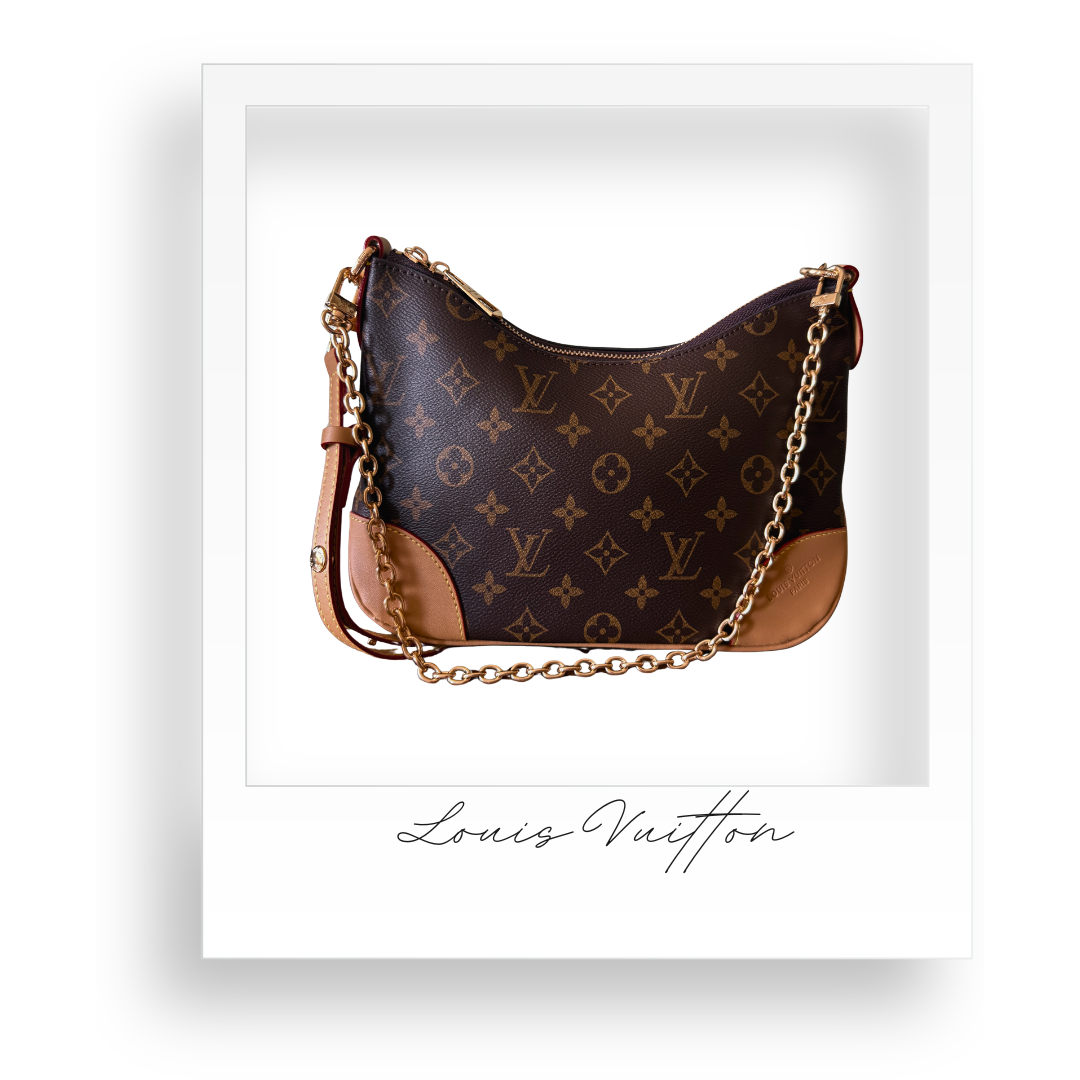 Brown Floral Purse