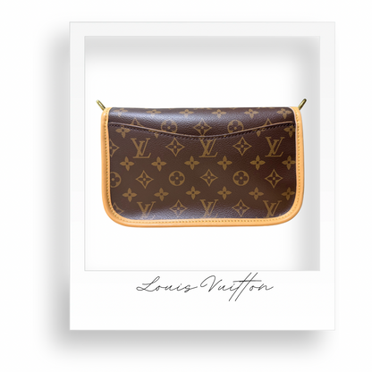 Brown Floral Purse