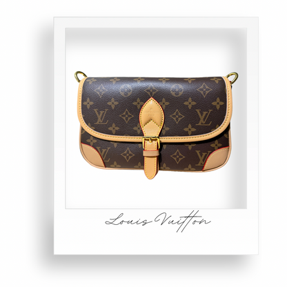 Brown Floral Purse