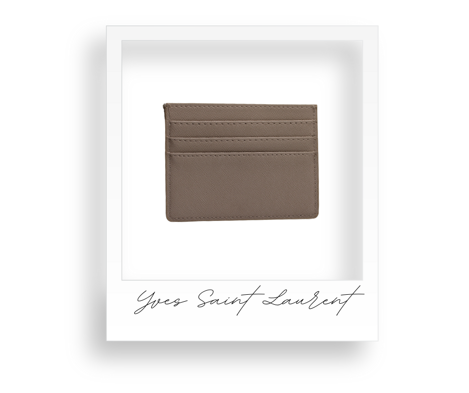 Beige Card Holder