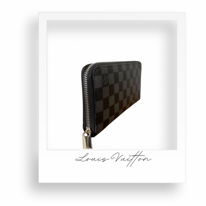 Black Checkered Wallet