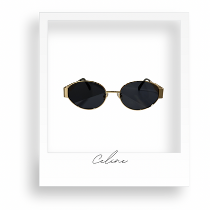 Black and Gold Sunglasses