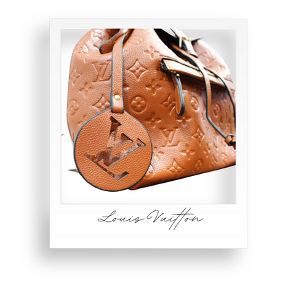 Camel Embossed Backpack Style Purse