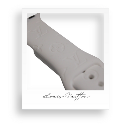 White Embossed Apple Watch Strap 38mm/40mm/41mm