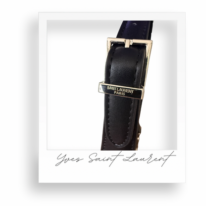 Black Purse with Silver Hardware