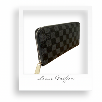 Black Checkered Wallet