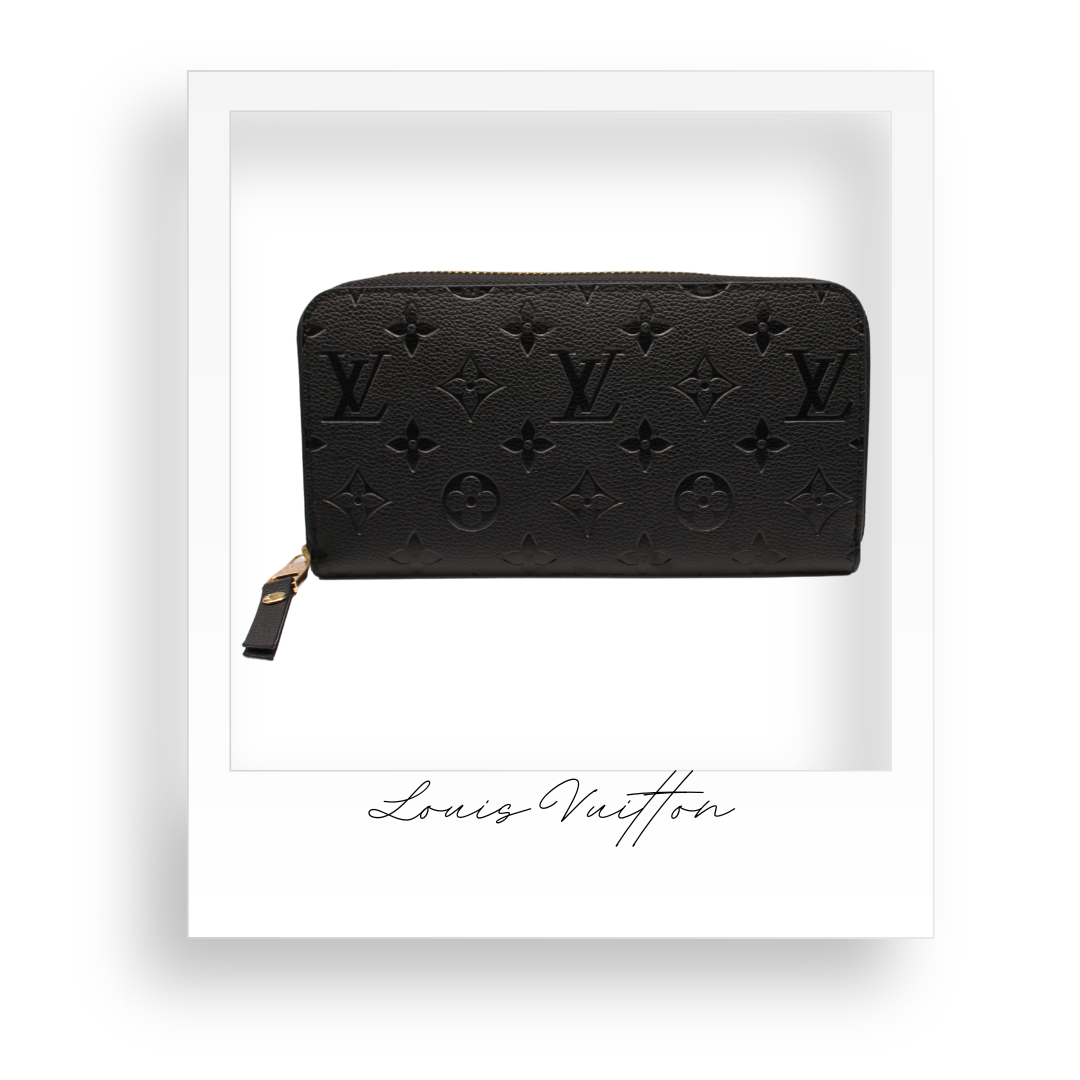 Black Embossed Wallet