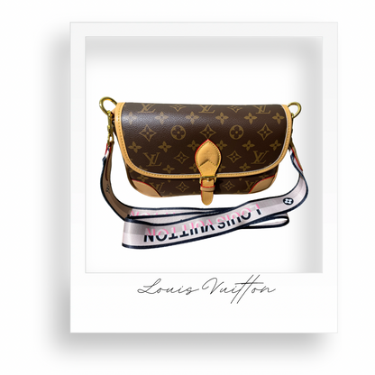 Brown Floral Purse