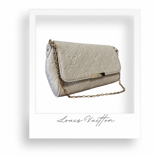 White Embossed Crossbody Purse