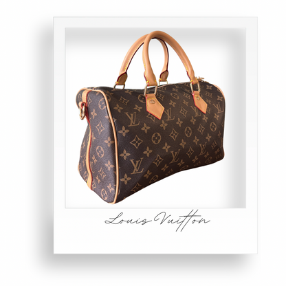 Brown Floral Handbag