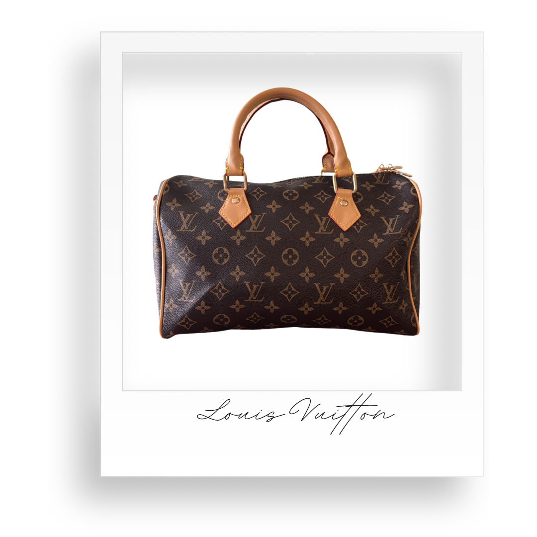 Brown Floral Handbag