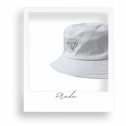 White Bucket Hat