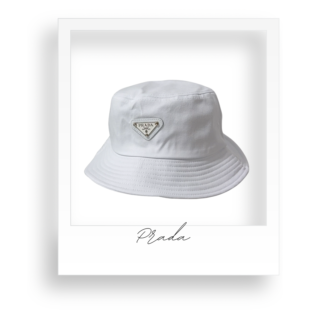White Bucket Hat