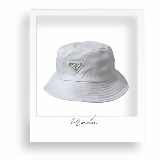 White Bucket Hat
