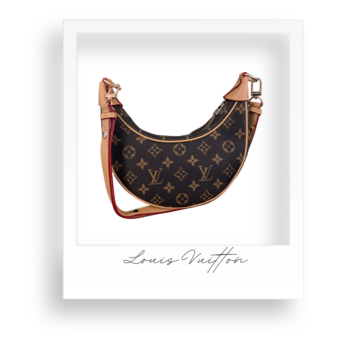 Brown Floral Purse