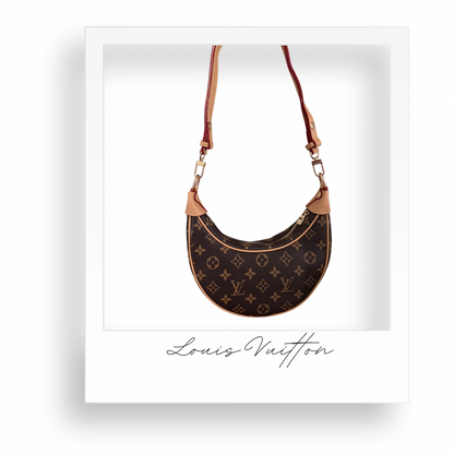 Brown Floral Purse