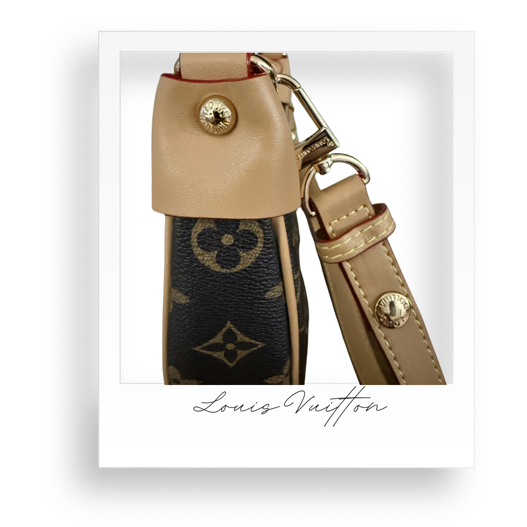 Brown Floral Purse