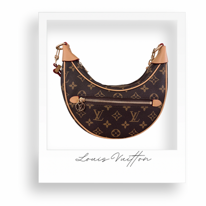 Brown Floral Purse
